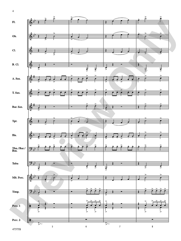 Flash Point! - Concert Band Conductor Score & Parts (Digital Download)