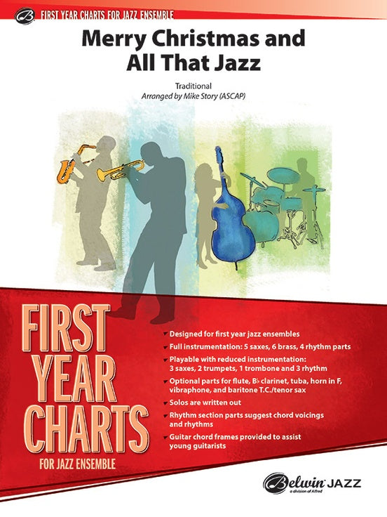 Merry Christmas and All That Jazz – Jazz Ensemble Conductor Score & Parts (Digital Download)