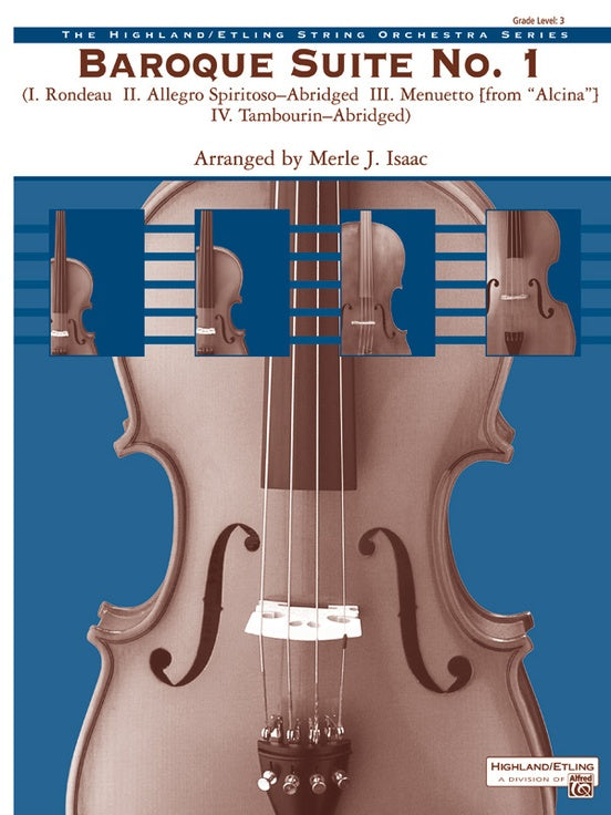 Baroque Suite No. 1 (I-IV) – String Orchestra Conductor Score & Parts (Digital Download)