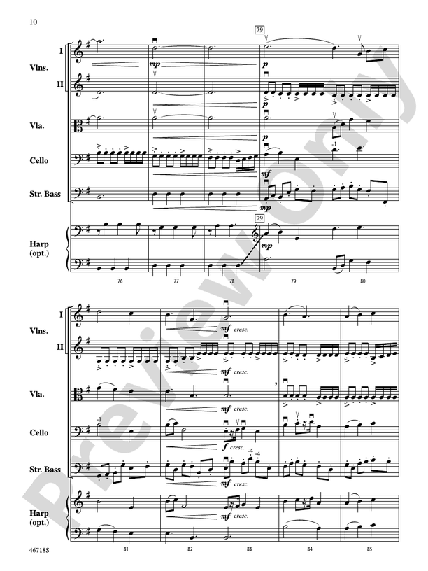 North of the Mountain - String Orchestra Conductor Score & Parts (Digital Download)