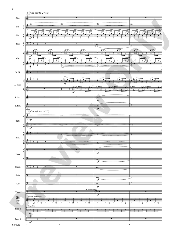 A Ship in the Mist – Concert Band Conductor Score & Parts (Digital Download)