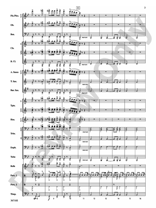 Clown Act - Concert Band Conductor Score & Parts (Digital Download)