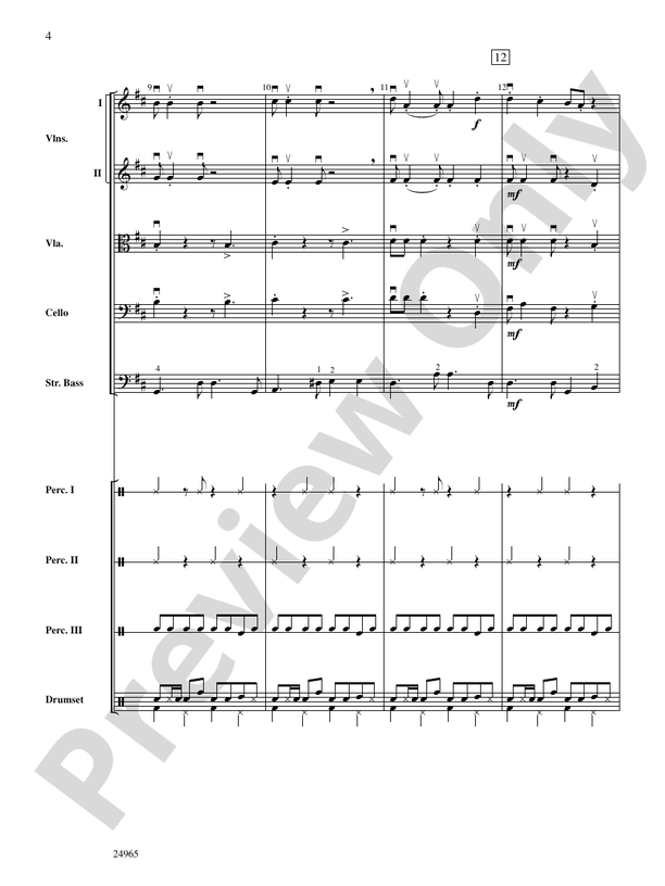 A Latin Christmas – String Orchestra Conductor Score & Parts (Digital Download)