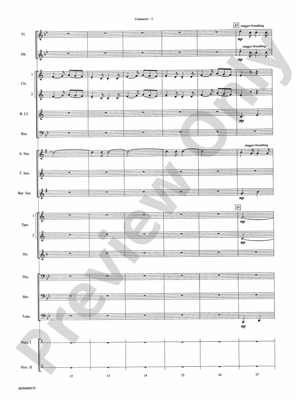 Fantasia on the "Dargason" - Concert Band Conductor Score & Parts (Digital Download)