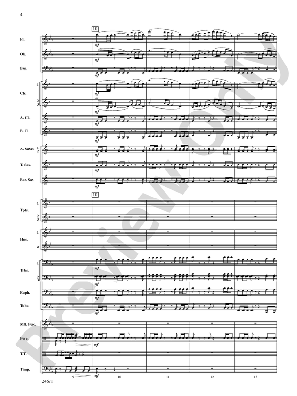 Manzanita - Concert Band Conductor Score & Parts (Digital Download)