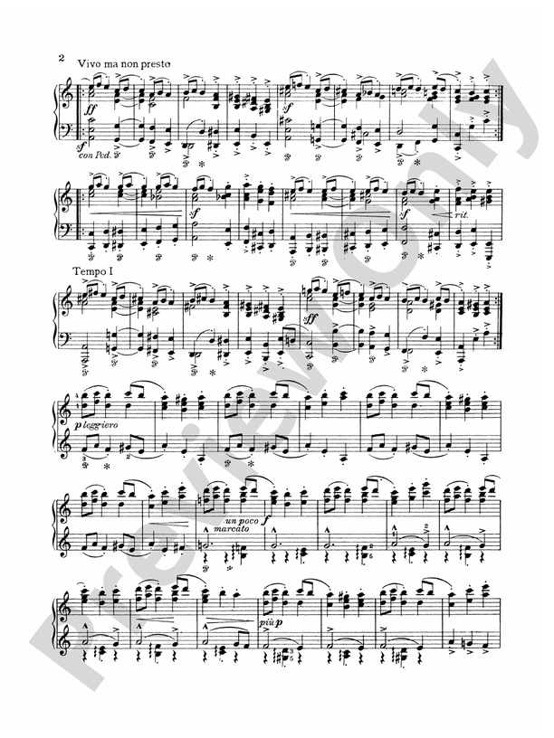 Smetana - Six Bohemian Dances - Piano Solo (Digital Download)