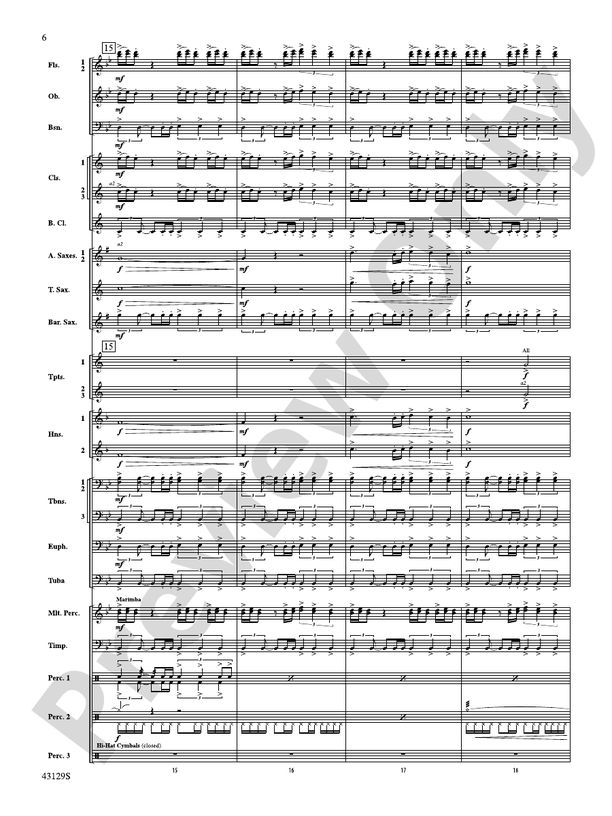 Soundtrack - Concert Band Conductor Score & Parts (Digital Download)