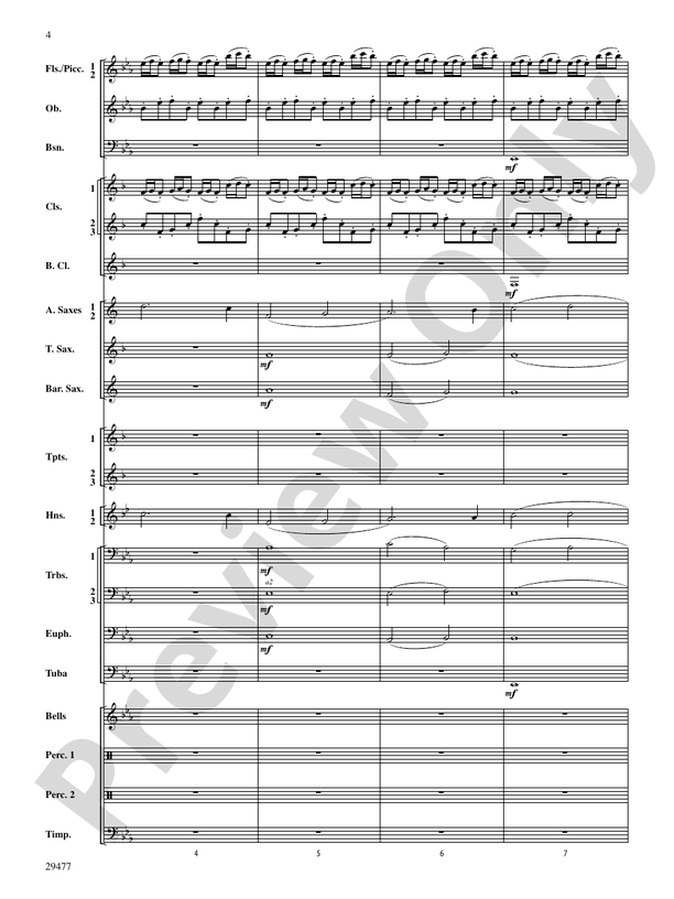 Flight of the Piasa - Concert Band Conductor Score & Parts (Digital Download)