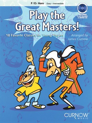 Play the Great Masters - Horn - Various - French Horn|Eb Tenor Horn Curnow Music French Horn Solo /CD