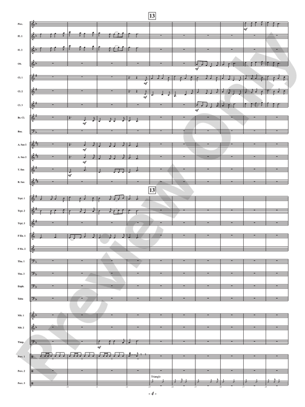 I Saw Three Ships - Concert Band Conductor Score & Parts (Digital Download)