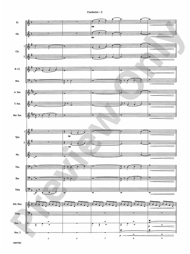 Batman Theme - Concert Band Conductor Score & Parts (Digital Download)