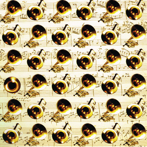 ***WAS $5.95***Greeting Card. Montage Of Trumpets