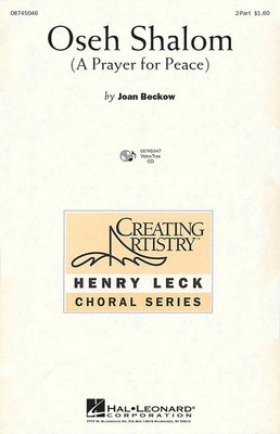 Oseh Shalom - (A Prayer for Peace) - Joan Beckow - 2-Part Hal Leonard Choral Score Octavo