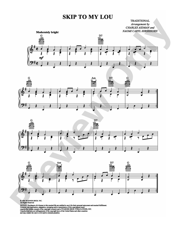 Skip to My Lou - Piano (Digital Download)