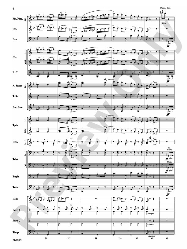 Clown Act - Concert Band Conductor Score & Parts (Digital Download)