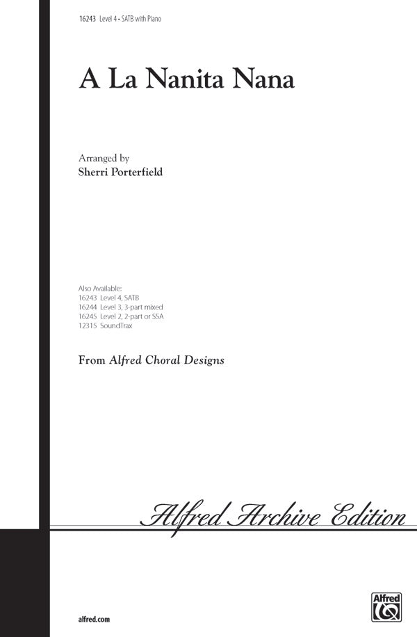 LA NANITA NANA SATB ARR PORTERFIELD