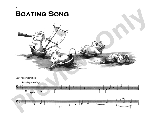 Boating Song - Piano Solo with Optional Duet Accompaniments (Digital Download)