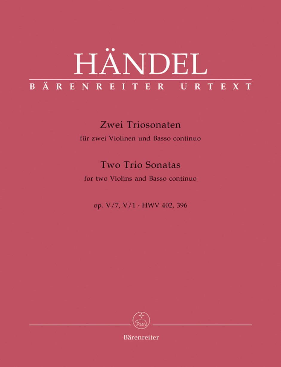 TRIO SONATAS 2 FOR 2 VLN/BASSO CONTINUO