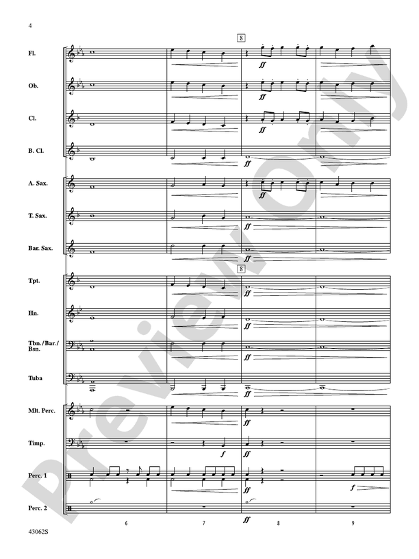 Planet X - Concert Band Conductor Score & Parts (Digital Download)