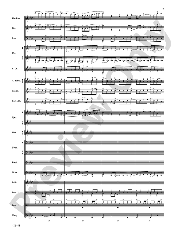 Dances of a Shimmering Spirit - Concert Band Conductor Score & Parts (Digital Download)