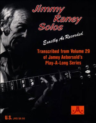 Jimmy Raney Solos - Transcribed from Volume 29 Play-Along - Guitar Jamey Aebersold Jazz /CD