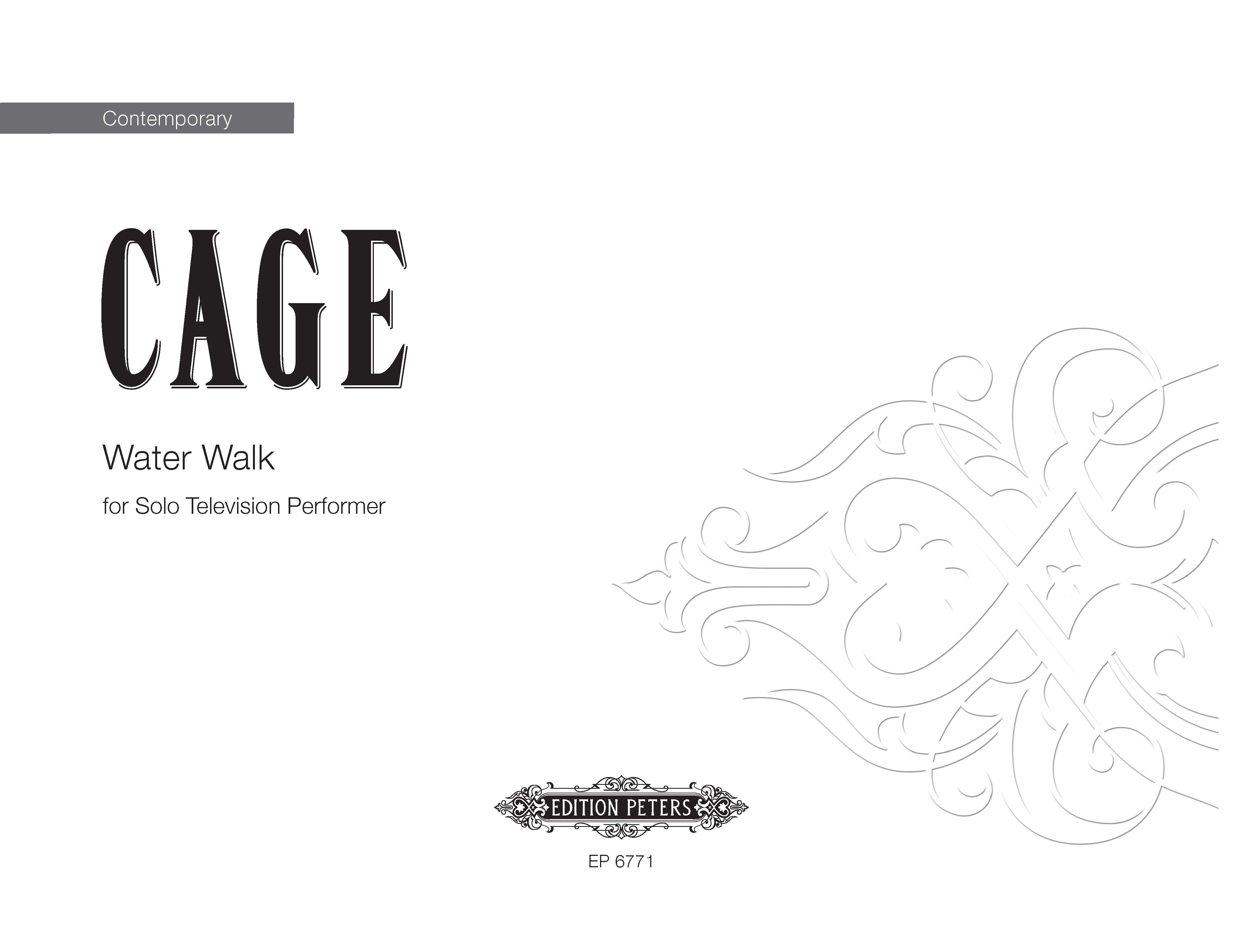 Water Walk (EP 6771) - Electronics Full Score (Digital Download)