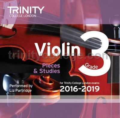 Violin Exam Pieces Grade 3, 2016-2019 - CD - Various - Violin Trinity College London CD