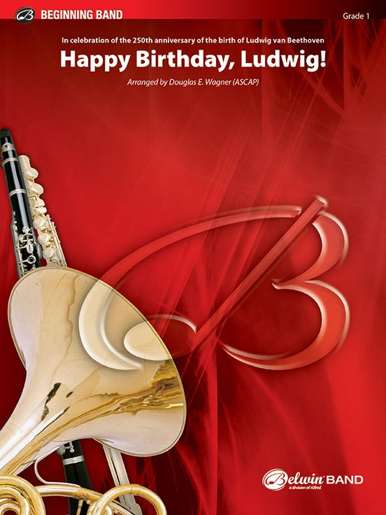Happy Birthday, Ludwig - Concert Band Conductor Score & Parts (Digital Download)