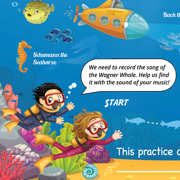 Mission to La Mer A3 Music Practice Chart by Musically Gifted