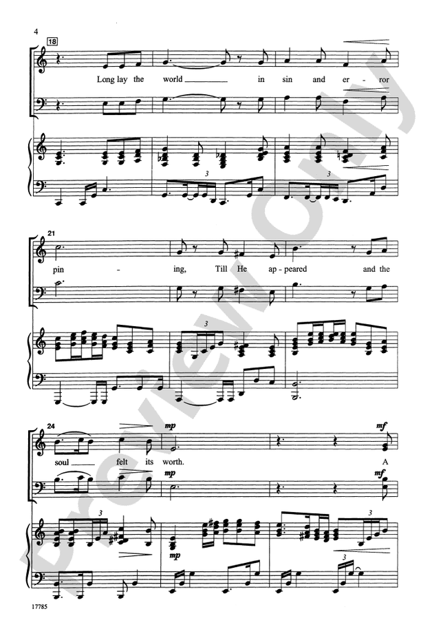 O Holy Night - SATB Choral Octavo (Digital Download)