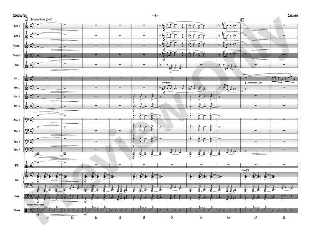 Caravan (Arr. Alan Baylock) - Jazz Ensemble Conductor Score & Parts(Digital Download)