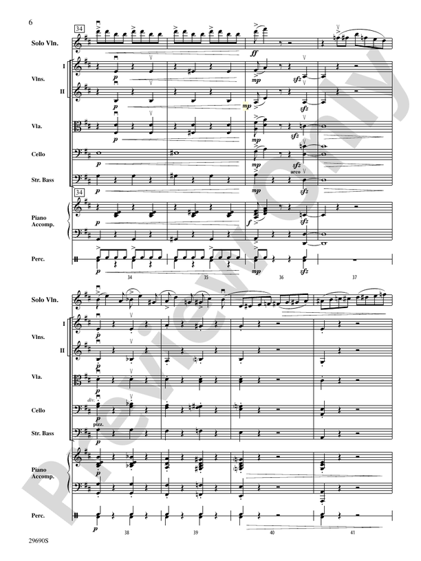 Fiddle-Faddle (for Soloist and String Orchestra) – String Orchestra Conductor Score & Parts (Digital Download)