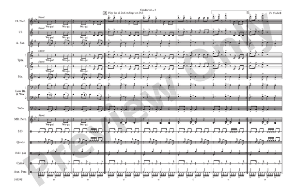 Wepa – Marching Band Conductor Score & Parts (Digital Download)