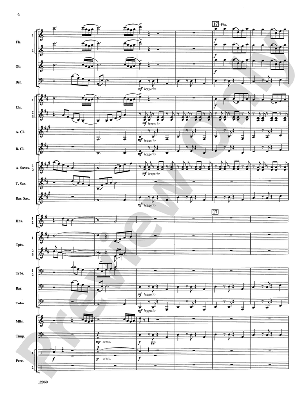 Sailing Songs - Concert Band Conductor Score & Parts (Digital Download)