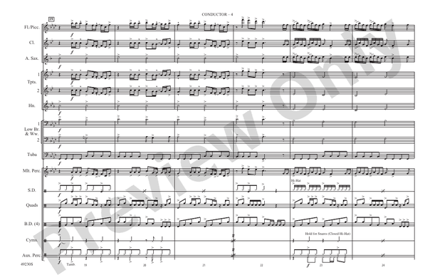 Levitating – Marching Band Conductor Score & Parts (Digital Download)