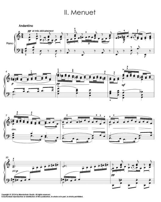 Debussy - Suite Bergamasque - Piano Solo Mondschein MSP528491