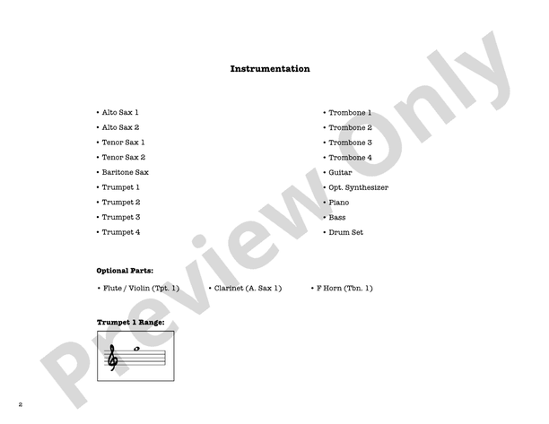 Prog Pacific – Jazz Ensemble Conductor Score & Parts (Digital Download)