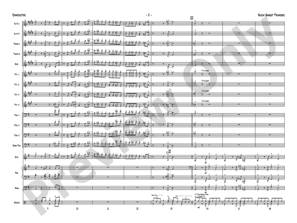 Such Sweet Thunder – Jazz Ensemble Conductor Score & Parts (Digital Download)