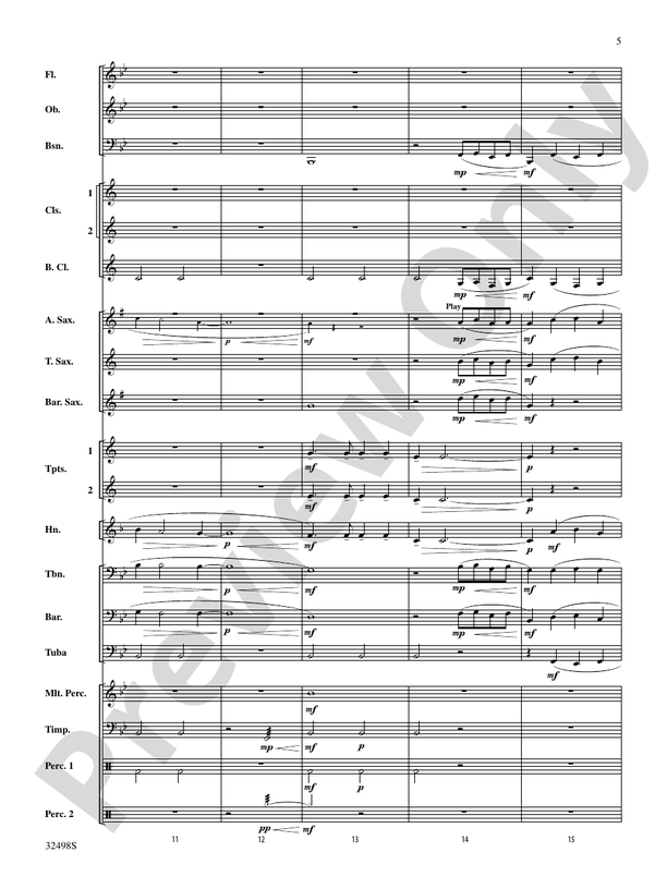The Secret of Life - Concert Band Conductor Score & Parts (Digital Download)