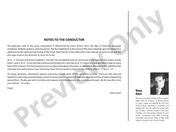 The Big Band Theory - Jazz Ensemble Conductor Score & Parts(Digital Download)