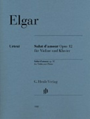 Salut d amour Op 12 for Violin and Piano