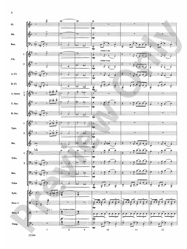 Ciudad de Festivales - Concert Band Conductor Score & Parts (Digital Download)
