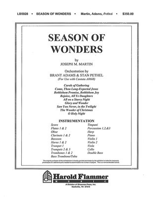 Season of Wonders - Celebrating the Miracle of Christmas - Joseph M. Martin - Shawnee Press Score/Parts