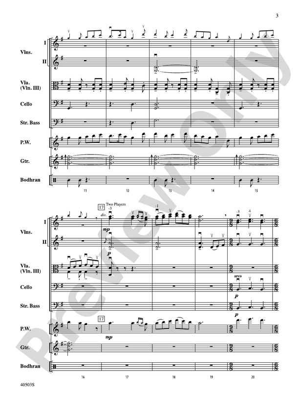 Highland Holiday – String Orchestra Conductor Score & Parts (Digital Download)