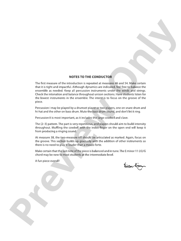 Havana - Full Orchestra Conductor Score & Parts (Digital Download)