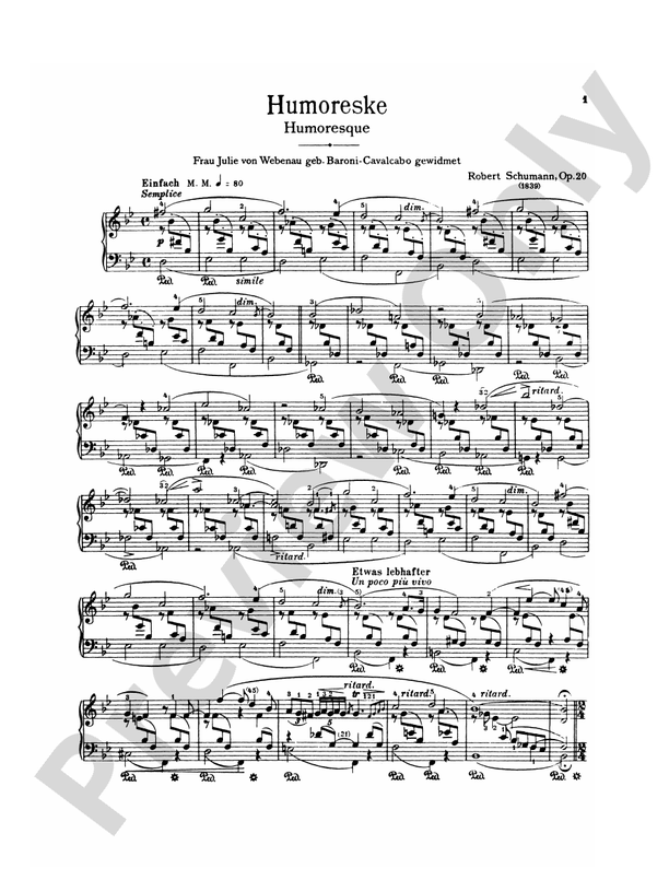 Schumann - Complete Works (Volume IV) - Piano Solo (Digital Download)