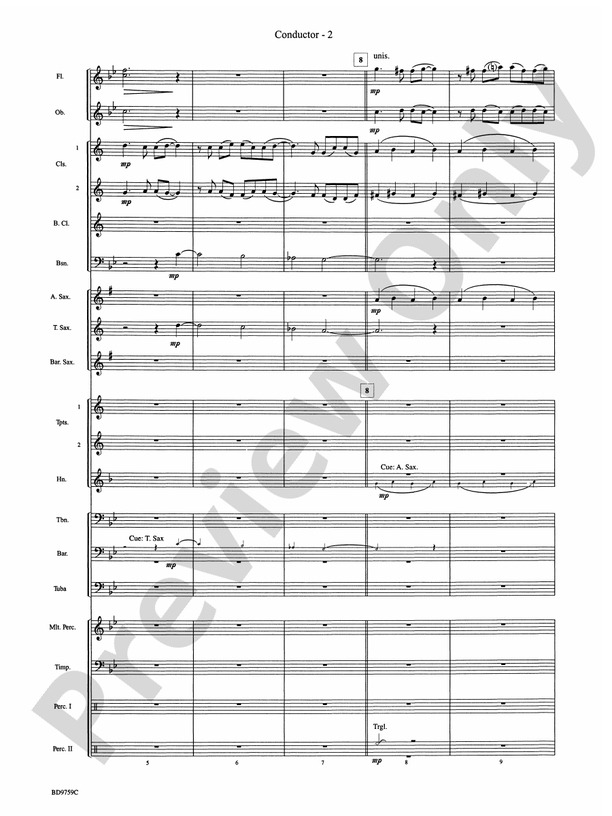 The Great River - Concert Band Conductor Score & Parts (Digital Download)