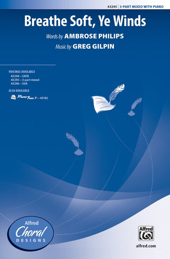 Breathe Soft, Ye Winds – 3-Part Mixed Choral Octavo (Digital Download)