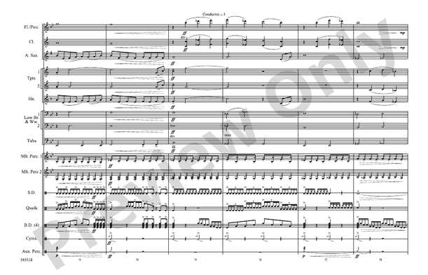 Harry Potter: The Music, Part 2 – Marching Band Conductor Score & Parts (Digital Download)