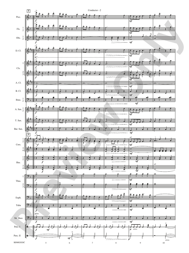 Golden Jubilee - Concert Band Conductor Score & Parts (Digital Download)